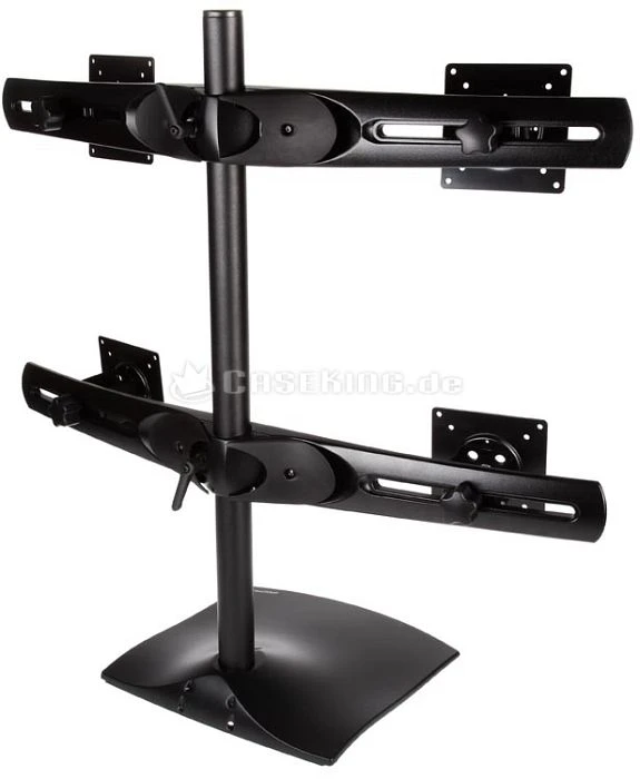 Ergotron DS100 Standfuß für 4 Monitore horizontal/vertikal