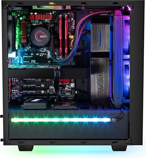 NZXT HUE+, LED Controller, schwarz