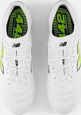 New Balance 442 Elite FG V2 white/energy red/hi-lite (Herren)