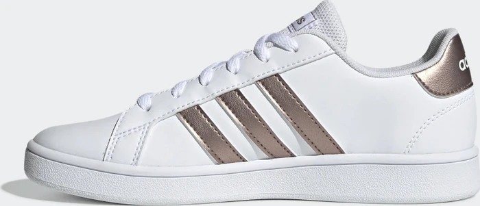 adidas Grand Court cloud white/copper metallic/light granite (Junior)