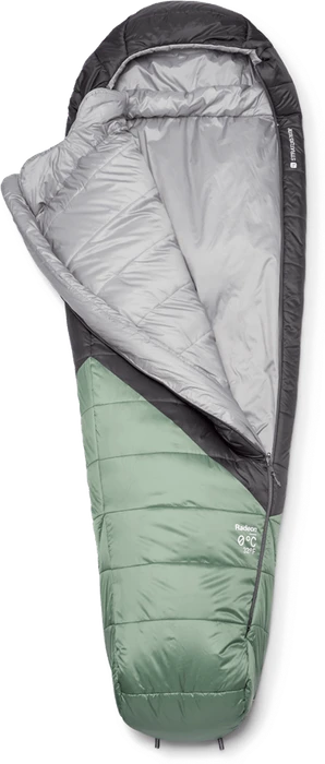 Rab Radeon 0C Long Mumienschlafsack dark fig green/graphene (Damen)