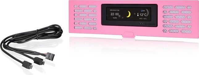 Thermaltake LCD Panel Kit 3.9" für Thermaltake The Tower 200, Bubble Pink