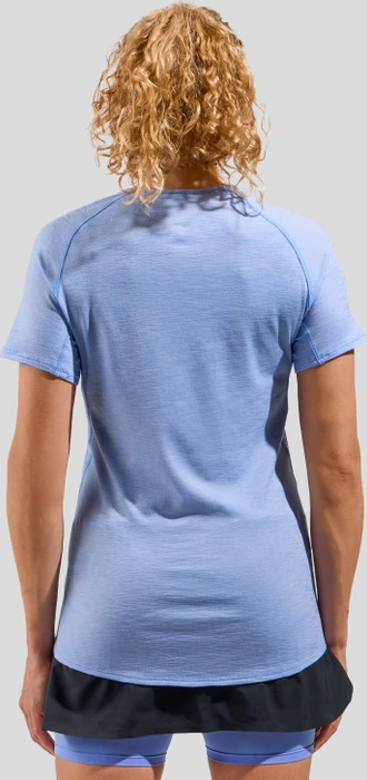 Odlo X-Alp Performance Wool 115 Funktionsshirt kurzarm persian jewel melange (Damen)
