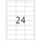 Herma Korrektur-/Abdecketiketten, 64.6x33.8mm, weiß, 25 Blatt (600 Etiketten) Vorschaubild