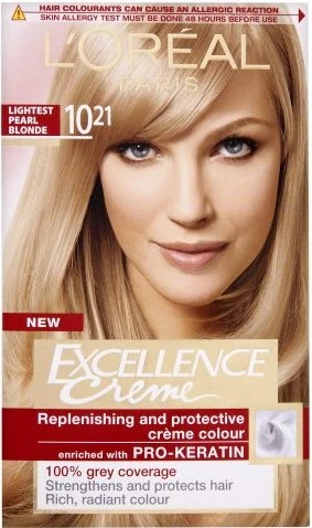 L'Oréal Excellence Creme Haarfarbe 10.21 lichtperlblond