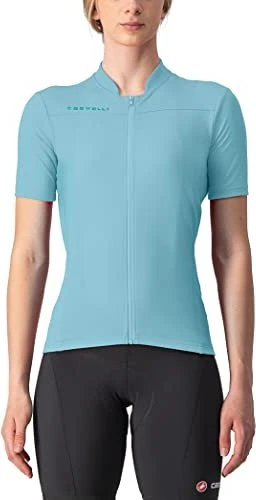 Castelli Anima 3 Trikot kurzarm light acqua/aruba blue (Damen)