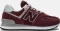 New Balance 574 Core burgundy/white (Damen) Vorschaubild