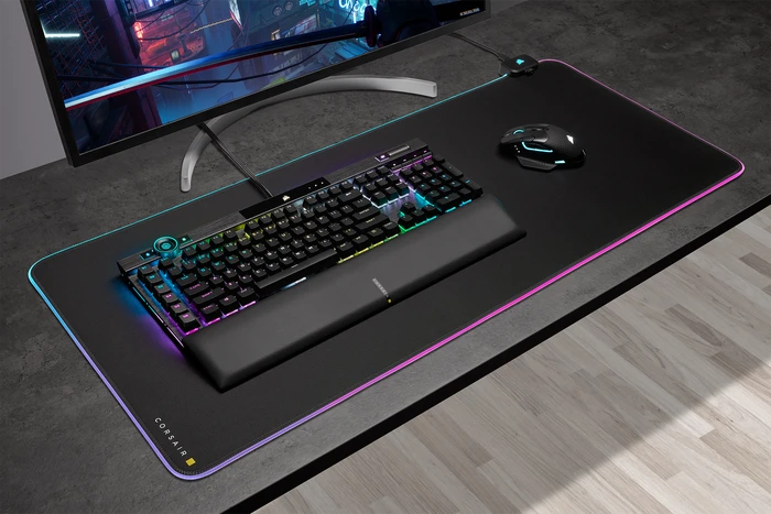 Corsair MM700 RGB Extended Mouse Pad, 930x400mm, schwarz
