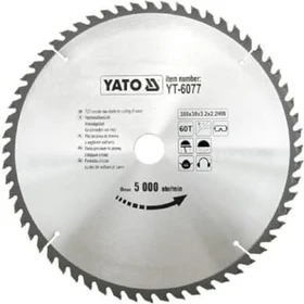 Yato YT-6077 HM Kreissägeblatt 60Z, 300x2.2x30mm, 1 Stück