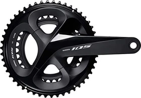 Shimano 105 FC-R7000 53/39 Zähne Kurbelgarnitur 172.5mm silky black