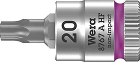 Wera 8767 A HF Zyklop Torx Steckschlüssel 1/4", T20x28mm
