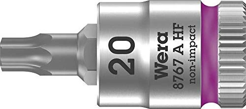 Wera 8767 A HF Zyklop Torx Steckschlüssel 1/4", T20x28mm