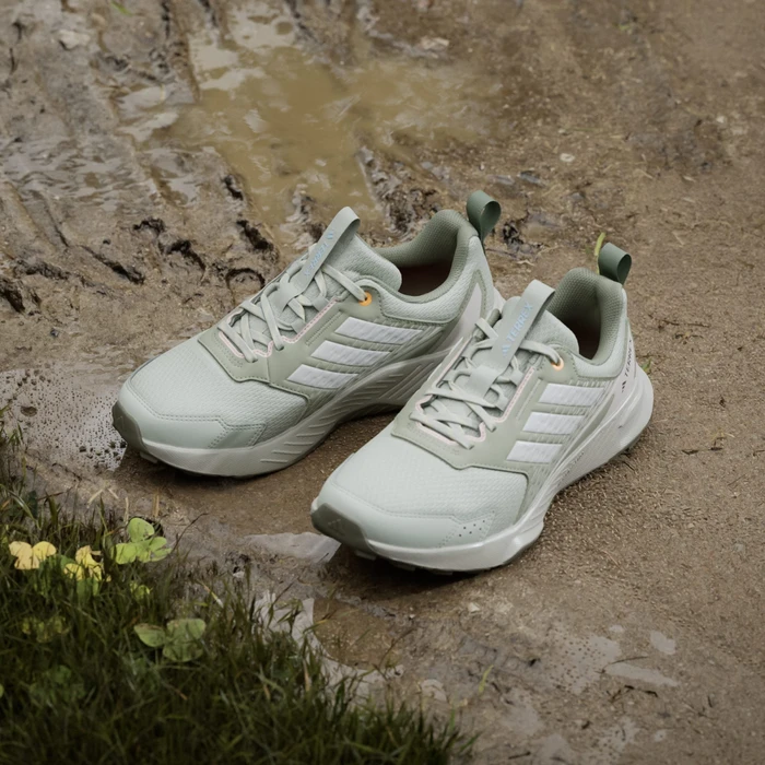 adidas Tracefinder halo green/off white/lucid tangerine (Damen)