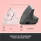 Logitech Lift Vertical Ergonomic Mouse, Rose, Logi Bolt, USB/Bluetooth Vorschaubild