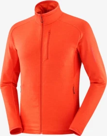 Salomon Essential Lightwarm Jacke cherry tomato (Herren)