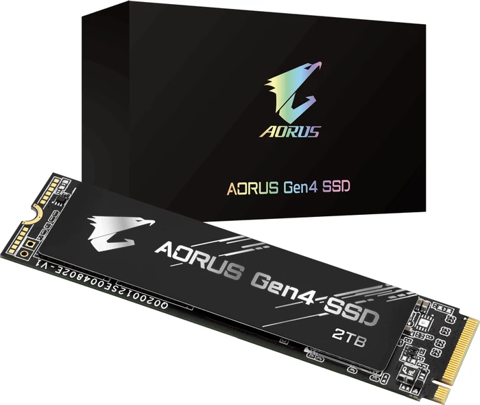 GIGABYTE AORUS Gen4 SSD 2TB, M.2 2280 / M-Key / PCIe 4.0 x4
