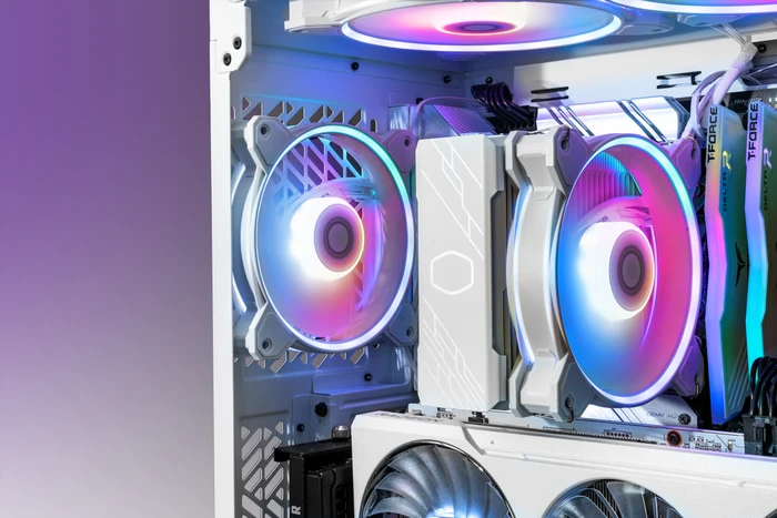 Cooler Master MasterBox TD500 Mesh V2, weiß, Glasfenster