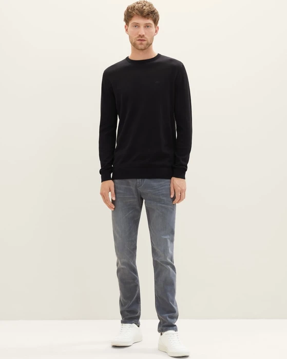 Tom Tailor Josh Regular Slim Jeans Jeans grey denim (Herren)