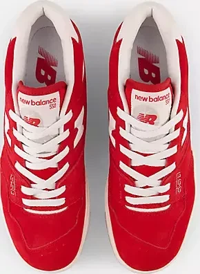 New Balance 550 team red/white/concrete (Herren)