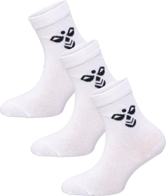 hummel Sutton Socken weiß, 3 Paare (Junior)