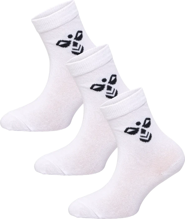 hummel Sutton Socken weiß, 3 Paare (Junior)