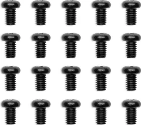 EK Water Blocks EK-Loop Phillips Head Screw Set M4x6mm, schwarz, 20er-Pack