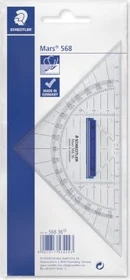 Staedtler Mars 568 Geodreieck 16cm, transparent