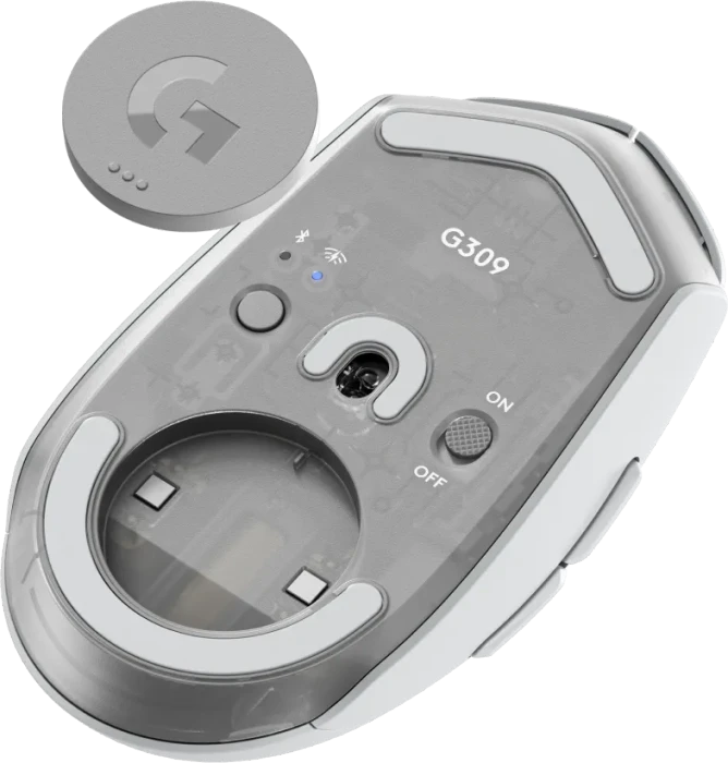 Logitech G309 Lightspeed weiß, USB/Bluetooth