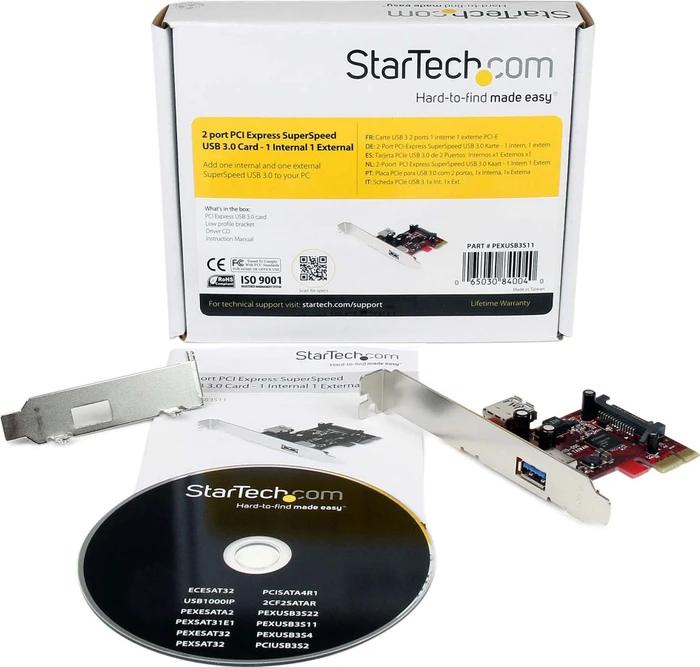 StarTech PEXUSB3S11, 2x USB-A 3.0, PCIe x1