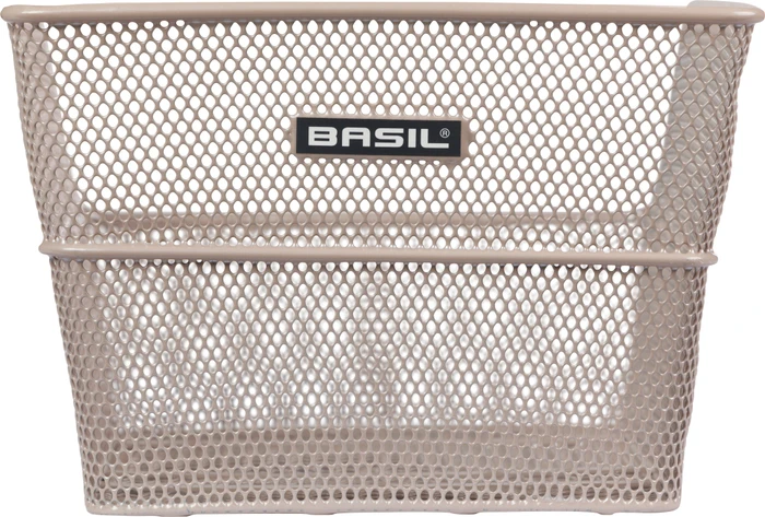 Basil Cento Fahrradkorb nude metallic