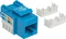 Intellinet Keystone Modul RJ-45 Buchse via Verlegekabel Cat5e, blau Vorschaubild