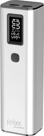 Felixx Premium Powerbank Note-100 20000mAh silber