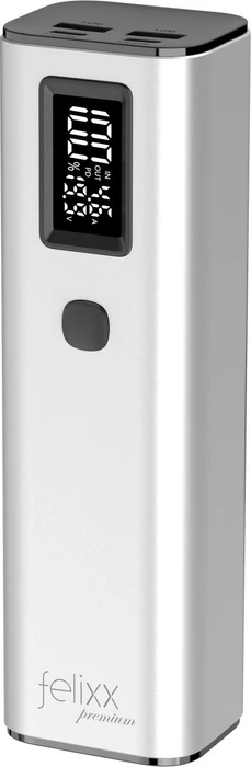 Felixx Premium Powerbank Note-100 20000mAh silber