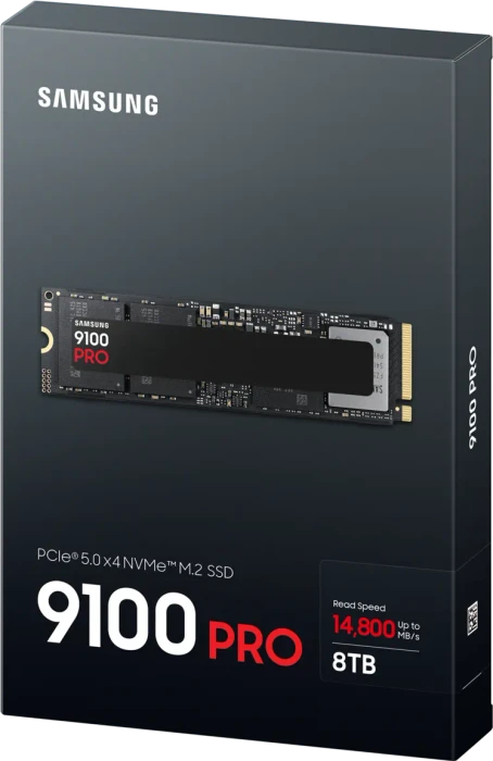 Samsung SSD 9100 PRO 8TB, M.2 2280 / M-Key / PCIe 5.0 x4