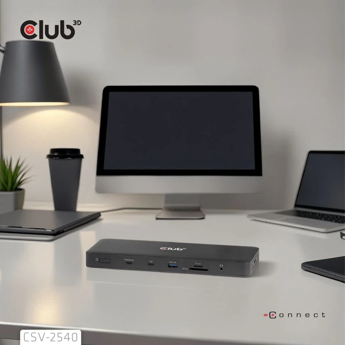 Club 3D 14-in-1 Quad-Display-Dockingstation, USB-C 3.1 [Buchse]