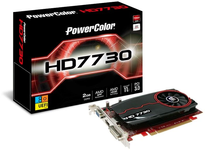 PowerColor Radeon HD 7730, 2GB DDR3, VGA, DVI, HDMI