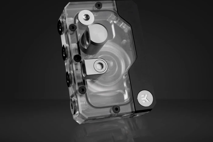 EK Water Blocks Quantum Line EK-Quantum Torque Micro Rotary 90° Winkeladapter, Satin Titanium