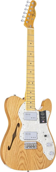 Fender American Vintage II 1972 Telecaster Thinline MN Aged Natural
