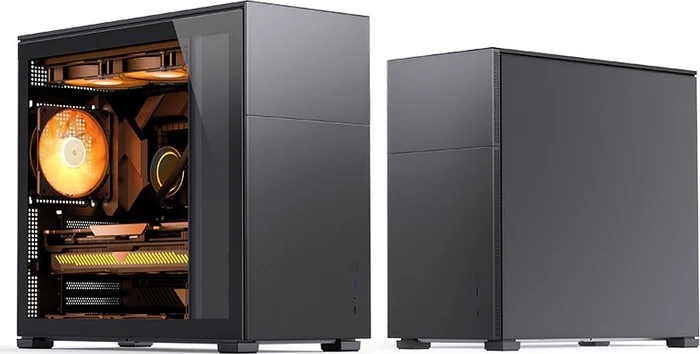 Jonsbo D41 Black, schwarz, Glasfenster