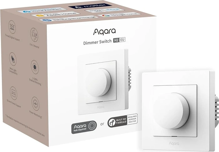 Aqara Dimmer Switch H2 Drehdimmer, weiß