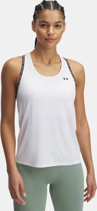 Under Armour Mesh Tank Top Funktionsshirt ärmellos weiß/schwarz (Damen)