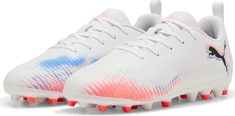 Puma Future 8 Play MG puma white/puma black/glowing red (Junior)