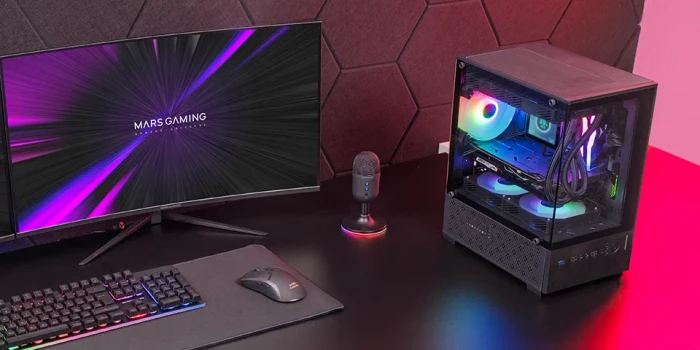Mars Gaming MC-SE2 Black, Glasfenster