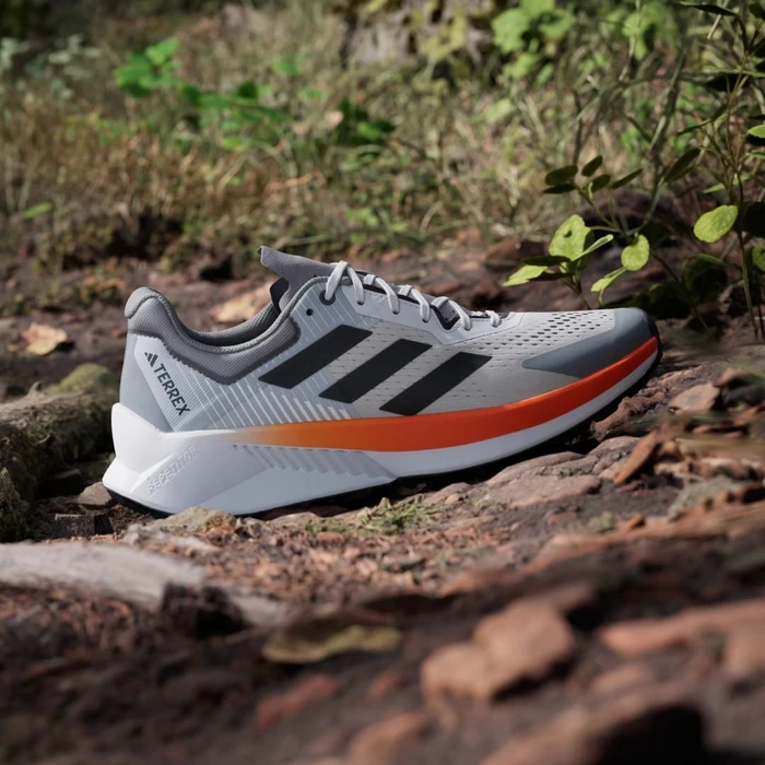adidas Terrex Soulstride Flow dash grey/carbon/semi impact orange (Herren)