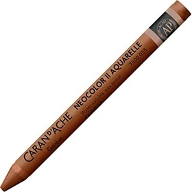 Caran d'Ache Neocolor II Aquarelle Wachskreide, zimtbraun, 10er-Pack