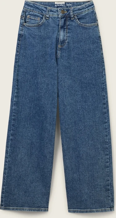 Tom Tailor Wide Leg Jeans mit Bio-Baumwolle Jeans blue denim (Junior)