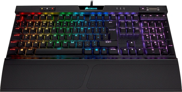 Corsair Gaming K70 RGB MK.2 Low Profile Rapidfire, MX LOW PROFILE RGB SPEED, USB, UK