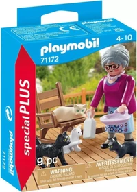 playmobil Special Plus Oma mit Katzen