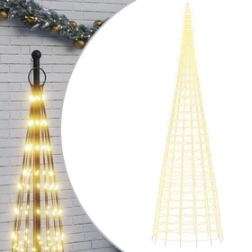 vidaXL Weihnachtsbaum 800cm LED 3000x warmweiß