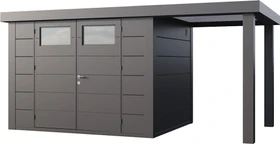 Telluria Classico 3024 Gerätehaus inkl. Anbau 1.68m rechts anthrazit